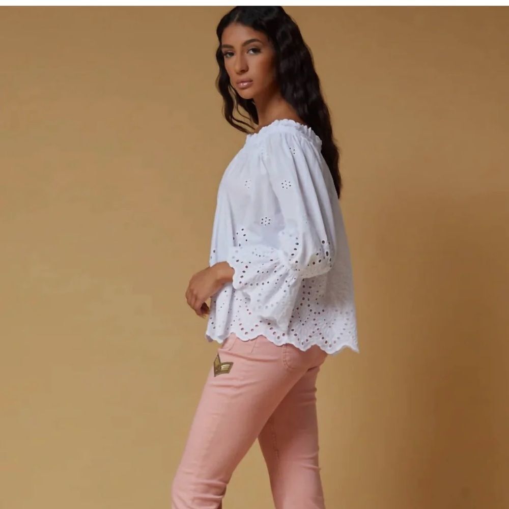 SCANDAL ITALY White Buttercup Top In White size M - Picture 3 of 9
